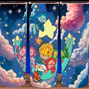 Rainbow Brite and Twink in Celestial Clouds Cup Mug Tumbler 20oz